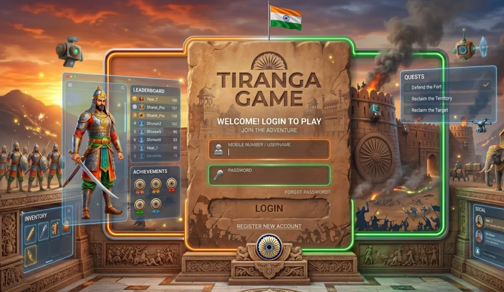 tiranga game login